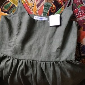 NWT Sage Mantaikotai Nairobi Dress 100% Linen